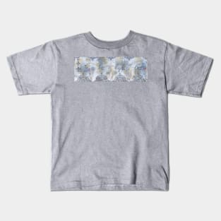 Gold And Grey Sentiment B Kids T-Shirt